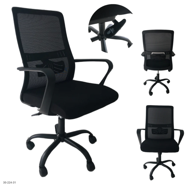 Silla de Oficina Negro 62*50*170H-CM