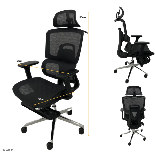 Silla de Oficina Negra