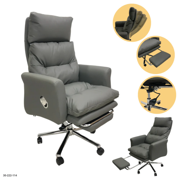 Silla de Oficina Gris