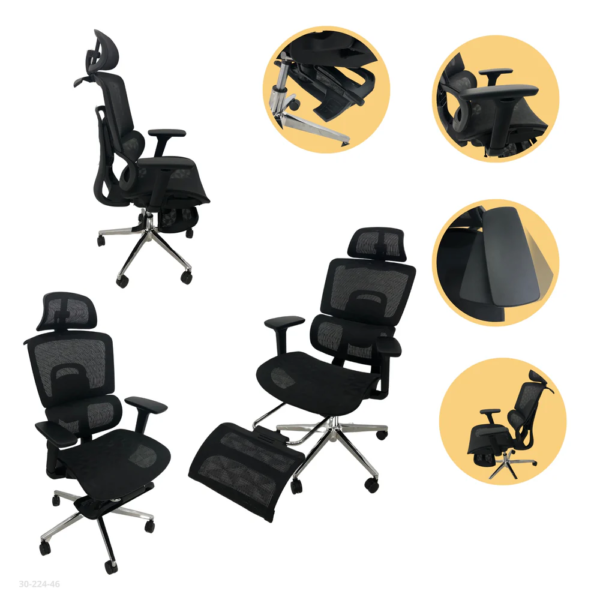 Silla de Oficina Negra