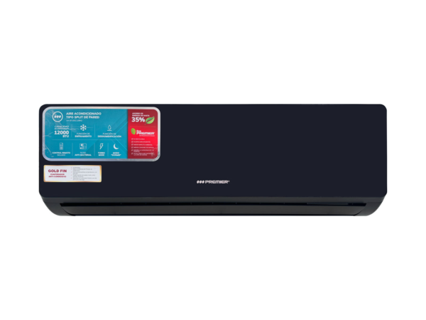 Aa split 12000btu (1+1) r410a, negro