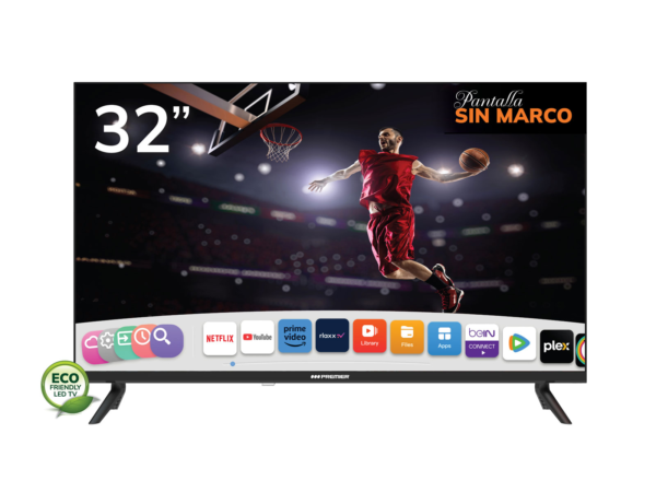 Tv 32” hd smart c/dvb-t2, android, (whale os), sm, c/cr voz