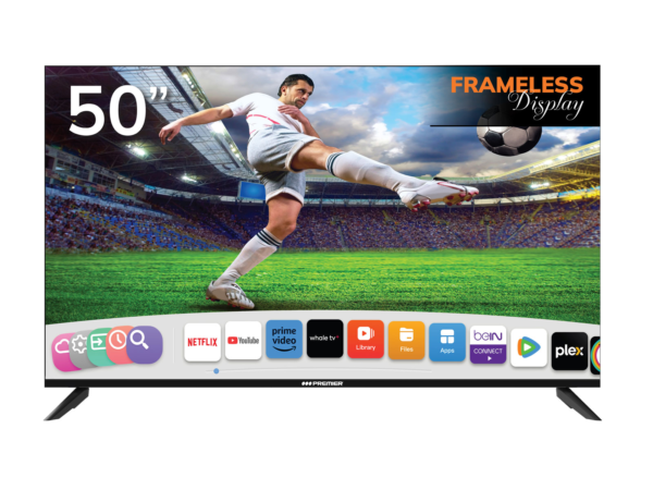 Tv 50” uhd smart c/dvb-t2, android (whale os), sm, c/cr voz