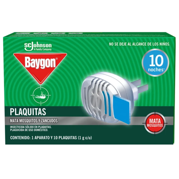 BAYGON PLAQUITAS APARATO