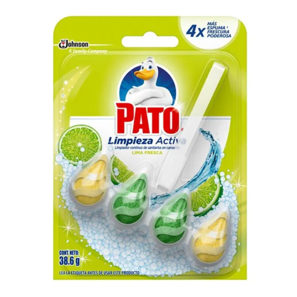 PATO LIMPIEZA ACTIVA LIMA FRESCA 38.6G/8